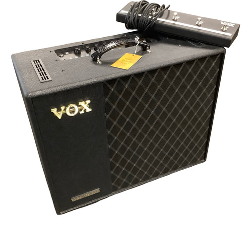 Vist Large View of Product Image Which is Used Vox VT100X W/4CH FTSW Solid State Guitar Amp 1 x 12