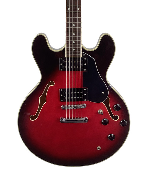 Vist Large View of Product Image Which is Used Kona KE 35CSB Semi-Hollow Electric Guitar 