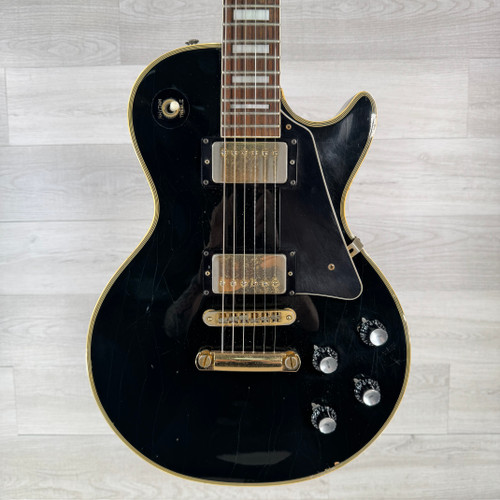 Vist Large View of Product Image Which is Used Aria Vintage Custom Electric Guitar - Black