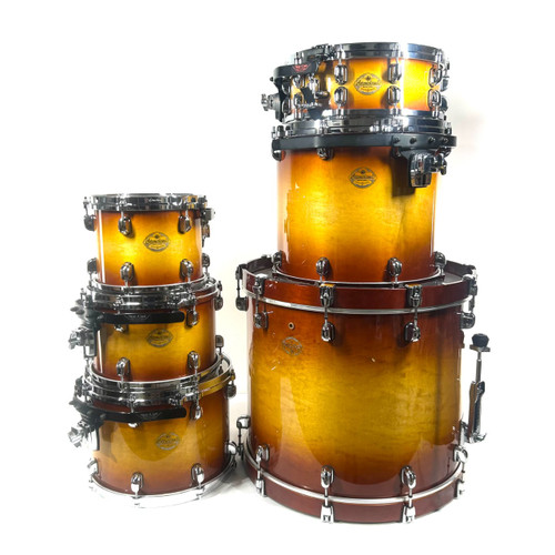 Vist Large View of Product Image Which is Used Tama Starclassic Maple Sunburst MIJ 6 PC Drum Shell Kit 