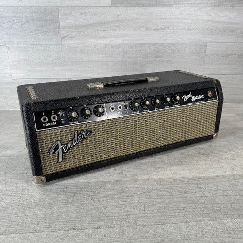 Vist Large View of Product Image Which is Used Fender Vintage 1964 Bandmaster Black Panel Tube Guitar Amplifier Head