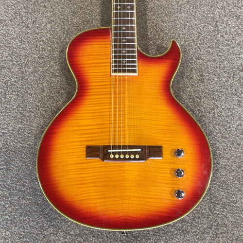 Vist Large View of Product Image Which is Used WASHBURN SBF-80 Solid-Body Acoustic-Electric Guitar