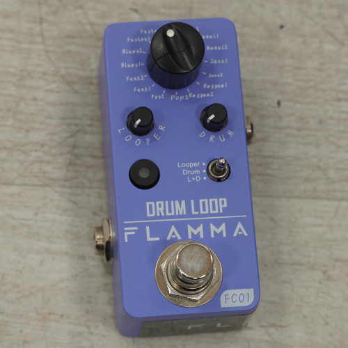 Vist Large View of Product Image Which is Used Flamma FC01 Drum Loop Looper Pedal