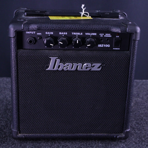Vist Large View of Product Image Which is Used Ibanez IBZ10G PRACTICE AMP 1 x 8 Solid State Amplifier 1 x 8
