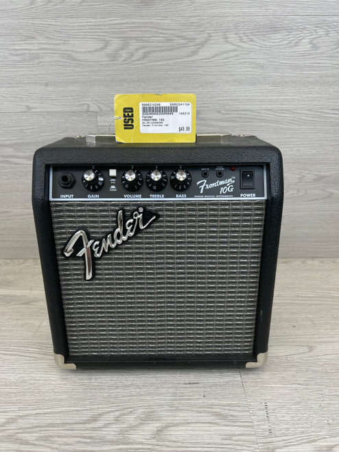 Vist Large View of Product Image Which is Used Fender FRONTMAN 10G 1 x 8 Solid State Amplifier 1 x 8