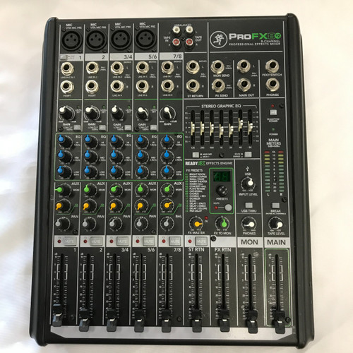 Vist Large View of Product Image Which is Used Mackie PROFX 8 V2 Compact Mixer