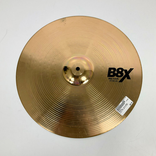 Vist Large View of Product Image Which is Used Sabian 17IN B8X Thin Crash Cymbal