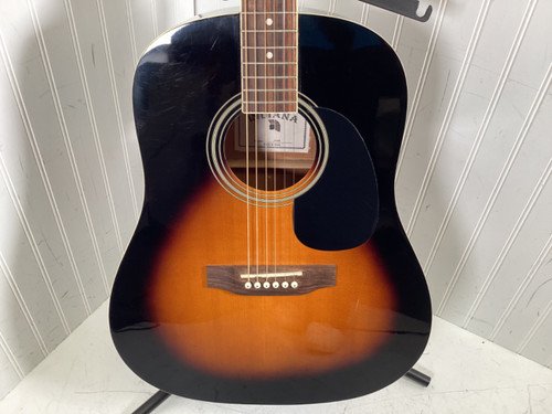 Vist Large View of Product Image Which is Used Indiana S-45 Laminate Top Acoustic Guitar Sunburst 6-String