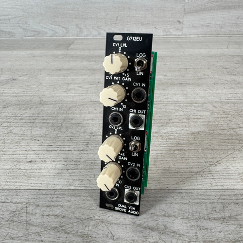 Vist Large View of Product Image Which is Used Grove Audio G712EU Dual Channel VCA Eurorack Module