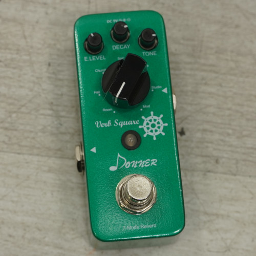 Vist Large View of Product Image Which is Used Donner Verb Square Reverb Pedal