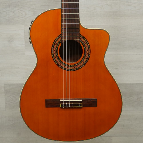Vist Large View of Product Image Which is Used Carlo Robelli Laminate Top Acoustic Guitar Wood
