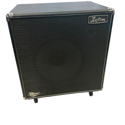 Vist Large View of Product Image Which is Used Kustom DE115H 1 x 15 Bass Guitar Cabinet 1 x 15