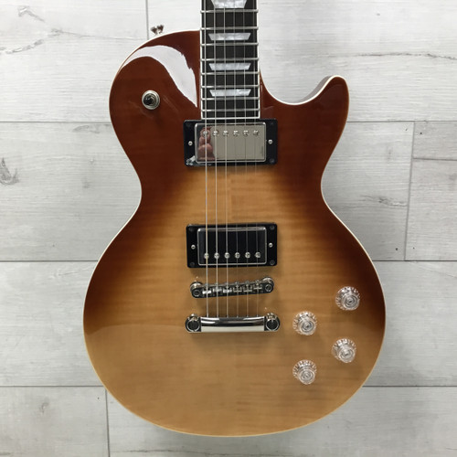 Vist Large View of Product Image Which is Used Epiphone Les Paul Plus Top Pro Electric Guitar Amber Flametop