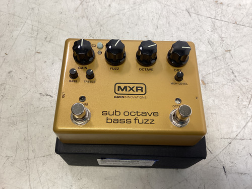 Vist Large View of Product Image Which is Used MXR SUB OCTAVE BASS FUZZ Fuzz Pedal