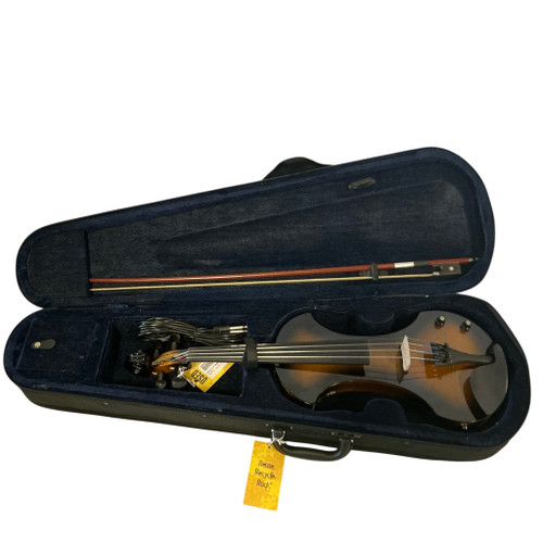 Vist Large View of Product Image Which is Used PYLE 4/4 ELECTRIC VIOLIN W/CASE Violin 4/4 Size