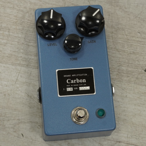 Vist Large View of Product Image Which is Used Browne Amplification Carbon V1 Overdrive Pedal