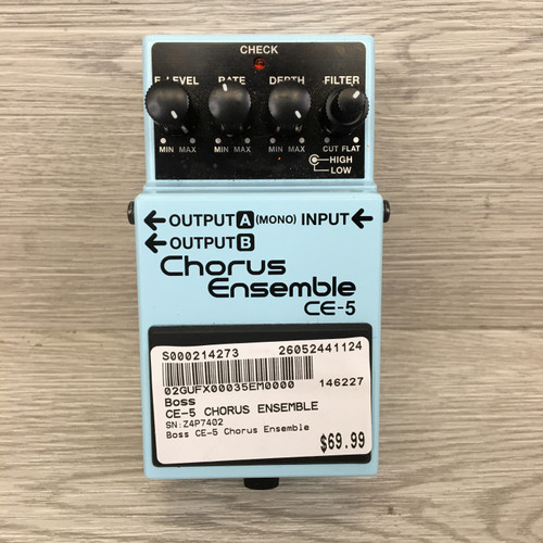 Vist Large View of Product Image Which is Used Boss CE-5 CHORUS ENSEMBLE Chorus Pedal
