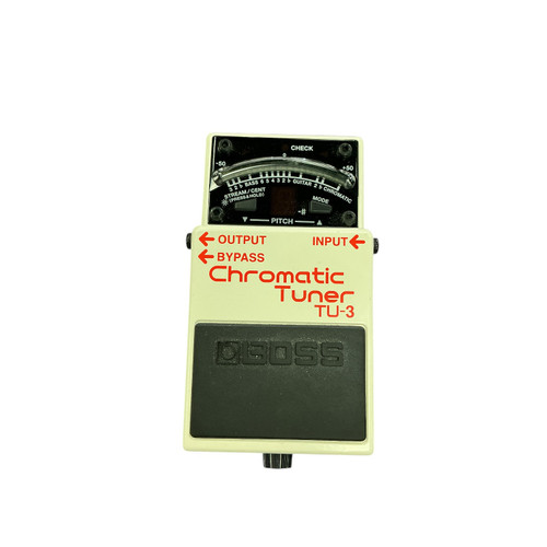 Vist Large View of Product Image Which is Used Boss TU-3 CHROMATIC TUNER Tuner Pedal