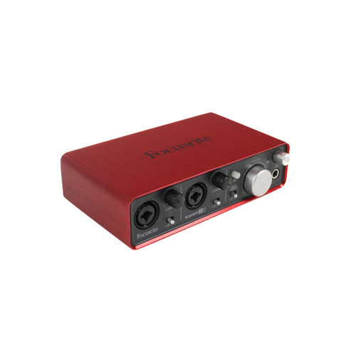 Vist Large View of Product Image Which is Used Focusrite SCARLETT 2I2 GEN 1 Computer Interface 2 A/D Recording Inputs