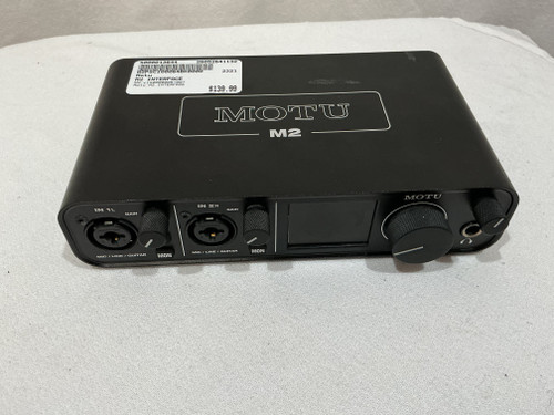 Vist Large View of Product Image Which is Used Motu M2 INTERFACE Computer Interface 2 A/D Recording Inputs