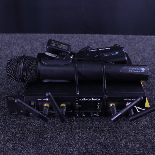 Vist Large View of Product Image Which is Used Audio Technica SYSTEM 10 PRO ATW-1312/L HH/LAV SYSTEM Wireless Microphone