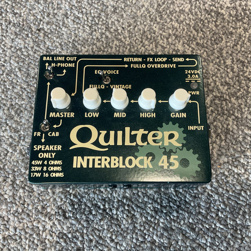 Vist Large View of Product Image Which is Used QUILTER INTERBLOCK 45 Amplifier Head