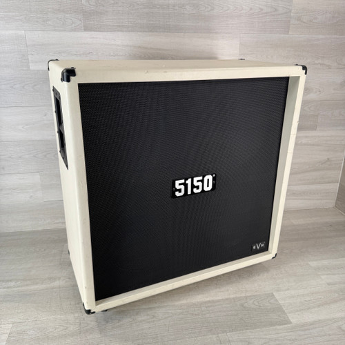 Vist Large View of Product Image Which is Used EVH 5150 Iconic Series - 160-watt 4 x 12-inch Guitar Speaker Cabinet - Ivory - Local Pickup Only
