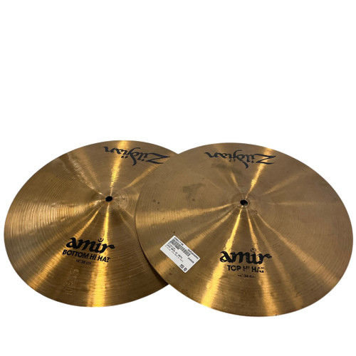 Vist Large View of Product Image Which is Used Zildjian 14IN AMIR HI HATS Hi Hat Cymbals 14"