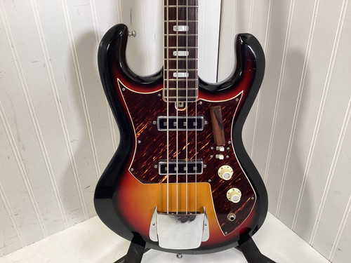 Vist Large View of Product Image Which is Used Teisco CAMEO J Type Bass Guitar Cherry Sunburst 4-String