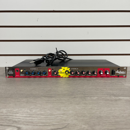 Vist Large View of Product Image Which is Used - Jackson JX-3 STEREO PREAMP - Rackmount Guitar Pre-Amp