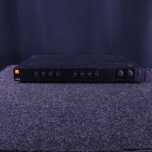 Vist Large View of Product Image Which is Used JBL CSM28 COMMERCIAL MIXER 8IN/2OUT Rackmount Mixer