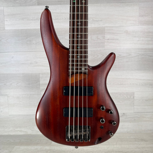 Vist Large View of Product Image Which is Used Ibanez SR505 Bass Guitar - Brown Mahogany - 5-string
