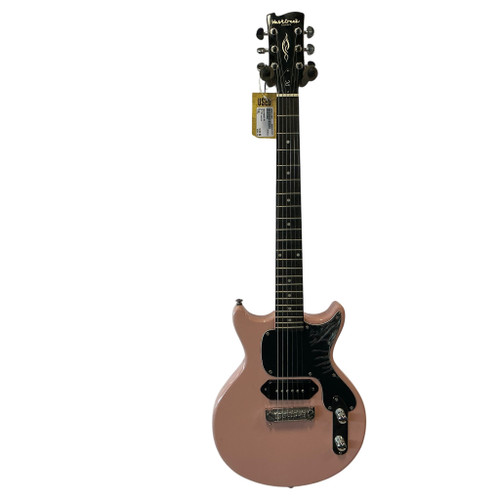 Vist Large View of Product Image Which is Used WESTCREEK DC Double Cut Electric Guitar Pink 6-String
