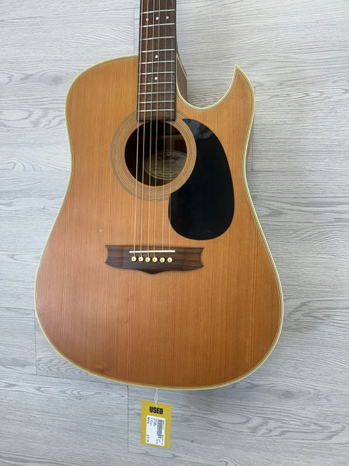 Vist Large View of Product Image Which is Used Vantage VS-25SCE Laminate Top Acoustic Guitar Natural