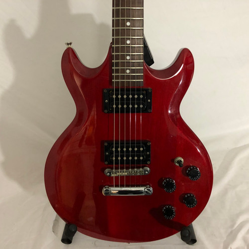 Vist Large View of Product Image Which is Used Ibanez GAX 70 Double Cut Electric Guitar Red 6-String