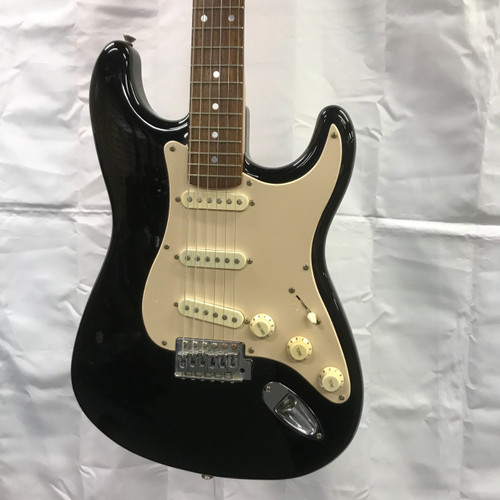Vist Large View of Product Image Which is Used Squier STRAT S Type Electric Guitar Black 6-String
