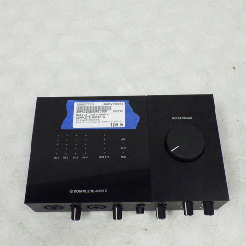 Vist Large View of Product Image Which is Used Native Instruments KOMPLETE AUDIO 6 Computer Interface 6 A/D Recording Inputs