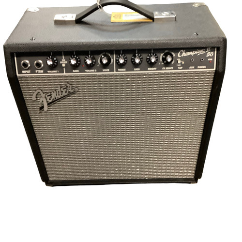 Vist Large View of Product Image Which is Used Fender CHAMPION II 50 Solid State Guitar Amp 1 x 12