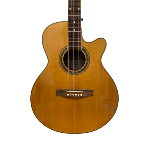 Vist Large View of Product Image Which is Used Jb Player JBEA60N CUTAWAY ACOUSTIC-ELECTRIC GUITAR Vintage Laminate Top Acoustic Guitar Natural