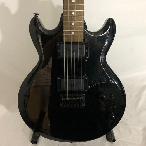 Vist Large View of Product Image Which is Used Ibanez GIO Double Cut Electric Guitar Black 6-String