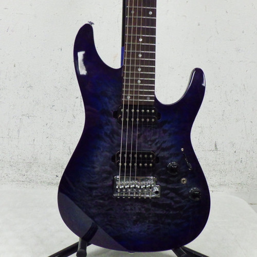 Vist Large View of Product Image Which is Used Ibanez AZ427P2QM Super  Blue 6-String