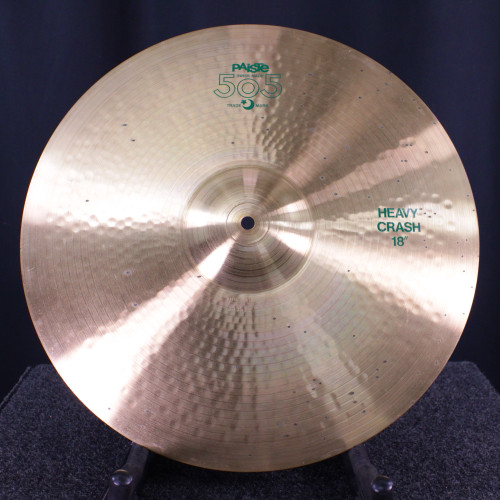 Vist Large View of Product Image Which is Used Paiste 18 505 HEAVY CRASH Crash Cymbal 18"