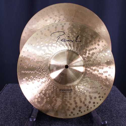 Vist Large View of Product Image Which is Used Paiste 14 DIMENSIONS POWER HIHAT PAIR Hi Hat Cymbals 14"