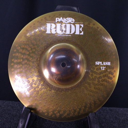 Vist Large View of Product Image Which is Used Paiste 12 RUDE SPLASH Splash Cymbal 12"