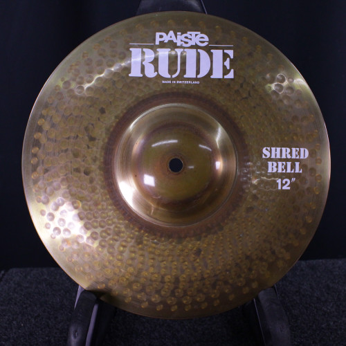 Vist Large View of Product Image Which is Used Paiste 12 RUDE SHRED BELL Effects Cymbal 12"