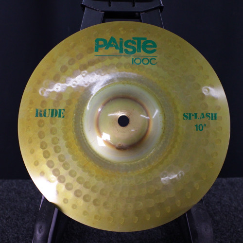 Vist Large View of Product Image Which is Used Paiste 10 1000 RUDE SPLASH Splash Cymbal 10"