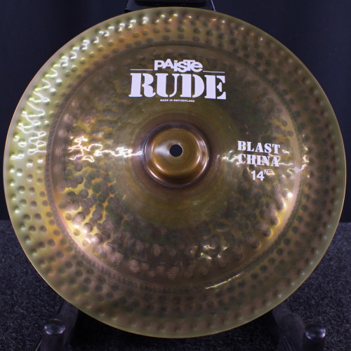 Vist Large View of Product Image Which is Used Paiste 14 RUDE BLAST CHINA China Cymbal 14"
