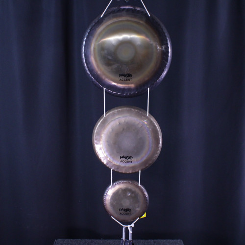 Vist Large View of Product Image Which is Used Paiste ACCENT GONG 3 SET 7/10/13 W/MALLET Cymbal