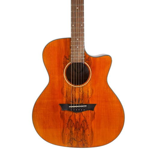 Vist Large View of Product Image Which is Used Dean AXS Exotic Cutaway Acoustic-Electric Spalt Guitar