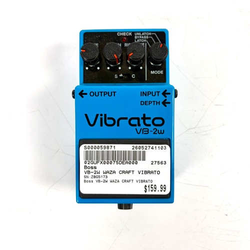 Vist Large View of Product Image Which is Used Boss VB-2W WAZA CRAFT VIBRATO Vibrato Pedal